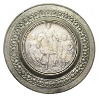 Magyarország,Az 1865 évi országgyűlés megnyitására benne 1 korona 1896 EF+ ezüst 5g835