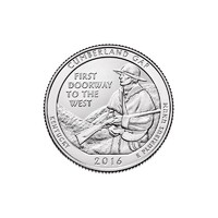 USA,quarter dollar 2016 S - Cumberland Gap aUNC+ nikkel
