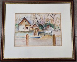 Bornemisza Géza -Falusi táj-1925