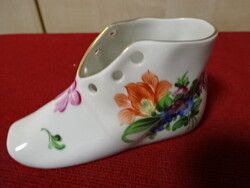 Herendi porcelán, kézzel festett cipő, hossza 10,5 cm. Jókai