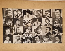 Ritka! Táncdalfesztivál fotó kollázs, Pápai Faragó László fényképével