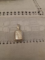 Régi fénykptartós ezüst medál