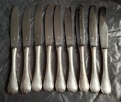 9db WMF ezüstözött nagy evőeszköz kések