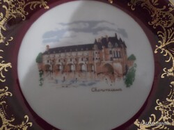 PORCELÁN - TÁNYÉR - LIMOGES - 9 cm  - ARANYOZOTT - PORCELÁN -  HIBÁTLAN