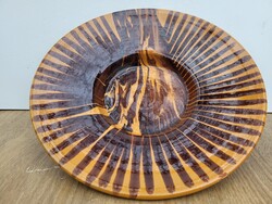 Egyedi Onta Ware Stílusú Kerámia Tál – 29 cm Átmérő