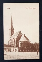 Dés Főtéri Református templom képeslap