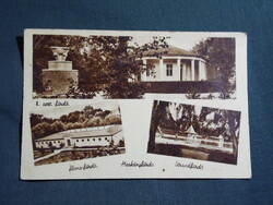 Képeslap,Harkány,gyógyfürdő,strand,Ilona fürdő,I. oszt fürdő,Nagyváradi fotó kiadás,1945-