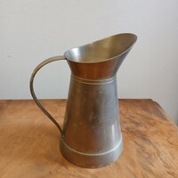 Antik réz kancsó/kiöntő (16,7x10x13,7 cm)