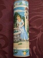 Retro kaleidoszkóp, régi optikai gyermekjáték