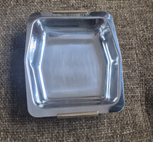 Zepter 18/10-es rozsdamentes acél kínálótál, aranyozott füllel  - kiváló állapotban