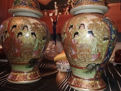 Gyönyörű kézzel festett vázák párban!