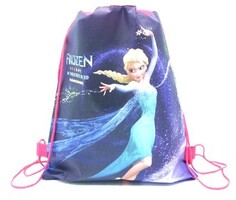 'Frozen' themed childrens drawstring backpack 28 x36 cm