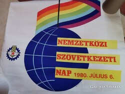 Régi plakát: NEMZETKÖZI SZÖVETKEZETI NAP