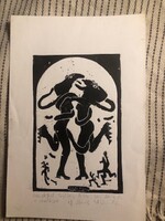 Ef Zámbó nyomat ajándéka Prutkay Péternek