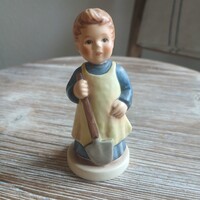 Pazar Hummel/Goebel porcelán szobor: Garden treasures (kerti kincsek, 9,7 cm)