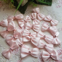Pink satin bow ornament, decoration