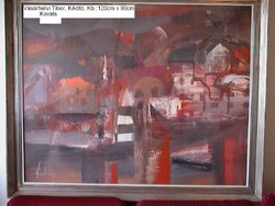 Vásárhelyi Kováts Tibor Kikötö festmény eladó