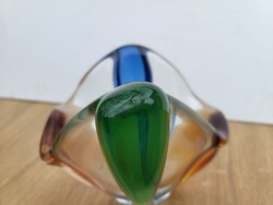 Ikonikus František Zemek "Rhapsody" Művészi Üvegtál