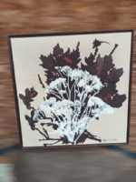 Polgár Csaba zsűrizett, Szignózott Textilképe, Képcsarnokos Textilkép