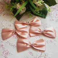 Powder-colored satin bow ornament, decoration