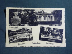 Képeslap,Harkány,gyógyfürdő,strand,Ilona fürdő,I. oszt fürdő,Nagyváradi fotó kiadás,1945-