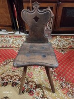 Antik paraszt  támlásszék
