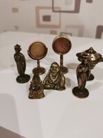 7 darabos  mini réz  dekoráció egyben.