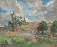 P. Bak János: Dunántúli táj