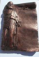 Hippocrates- Hippokratész orvosi eskü szövege ógörögül kőtáblán!