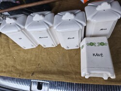 Porcelán füszertartok