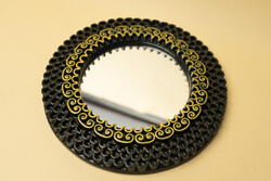 Mid century Kerámia Tükör / Balogh Zsuzsa / Retró