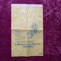 Háztartási és Illatszer Boltok - retro papírzacskó
