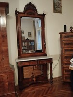 Ónémet álló tükör márványlappal