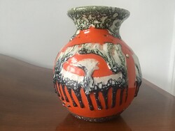 Erdélyi István kerámia  váza 18cm.