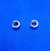 Ezüst karika fülbevaló