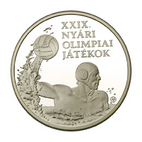 Nyári Olimpia Peking ezüst 5000 Forint 2008 PP 31,46g Ag925