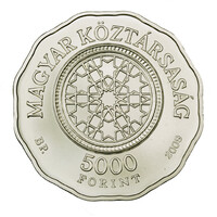 Dohány utcai Zsinagóga 5000 Forint 2009 BU 31,46g Ag925