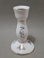 Hollóházi Hajnalka mintás gyertyatartó, 14 cm