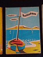 Budapest és Balaton térképek. Korának megfelelő állapot. Cserelehetőség feltétele,alább olvasható