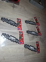 Koponyás, Motoros, Textil, hímzett felvarró, 12 cm, vadiúj