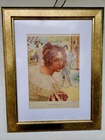 Karlovszky Bertalani Kádár Gábor sokszorosítása- M- Képzőművészeti Társulat - Műlapja 1896-Litográfi