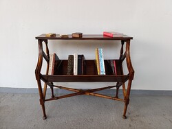 Antik bútor könyves polc könyv tartó állvány könyvespolc könyv szekrény 217 6068