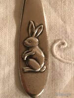 EZÜSTÖZÖTT  KANÁL - 1 SOROZATSZÁM - KERESZTELŐI AJÁNDÉK - NÉMET - 12 x 3,5 cm