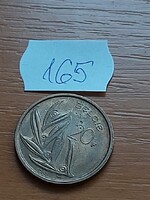 BELGIUM BELGIE 20 FRANK 1981 I. Baudouin király, Nikkel-Bronz  165.