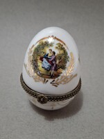 Limoges porcelán doboz, szelence, ékszertartó