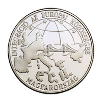 Integráció az Európai közösségbe 500 Forint 1993 PP 31,46g Ag925