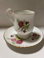 Gyönyörű Royal Windsor finom csontporcelán csésze és csészealj