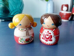 Kokeshi baba, Katagami Kokeshi, Tóth-Vásárhelyi Réka, eredeti, jelzett, új