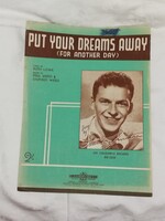 Vintage Frank Sinatra kotta " Tedd el az álmodat"    Üp