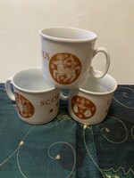 Zsolnay porcelán horoszkópos bögrék